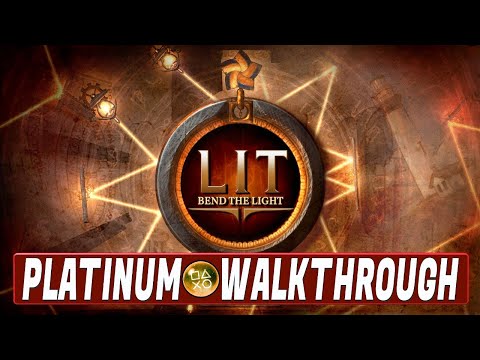 Lit Bend the Light 100% Platinum Walkthrough - All Solutions, Easy Platinum