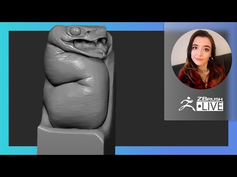 Creature & Character Concept Sculpting - Ashley A. Adams "A_Cubed" - ZBrush 2021.6
