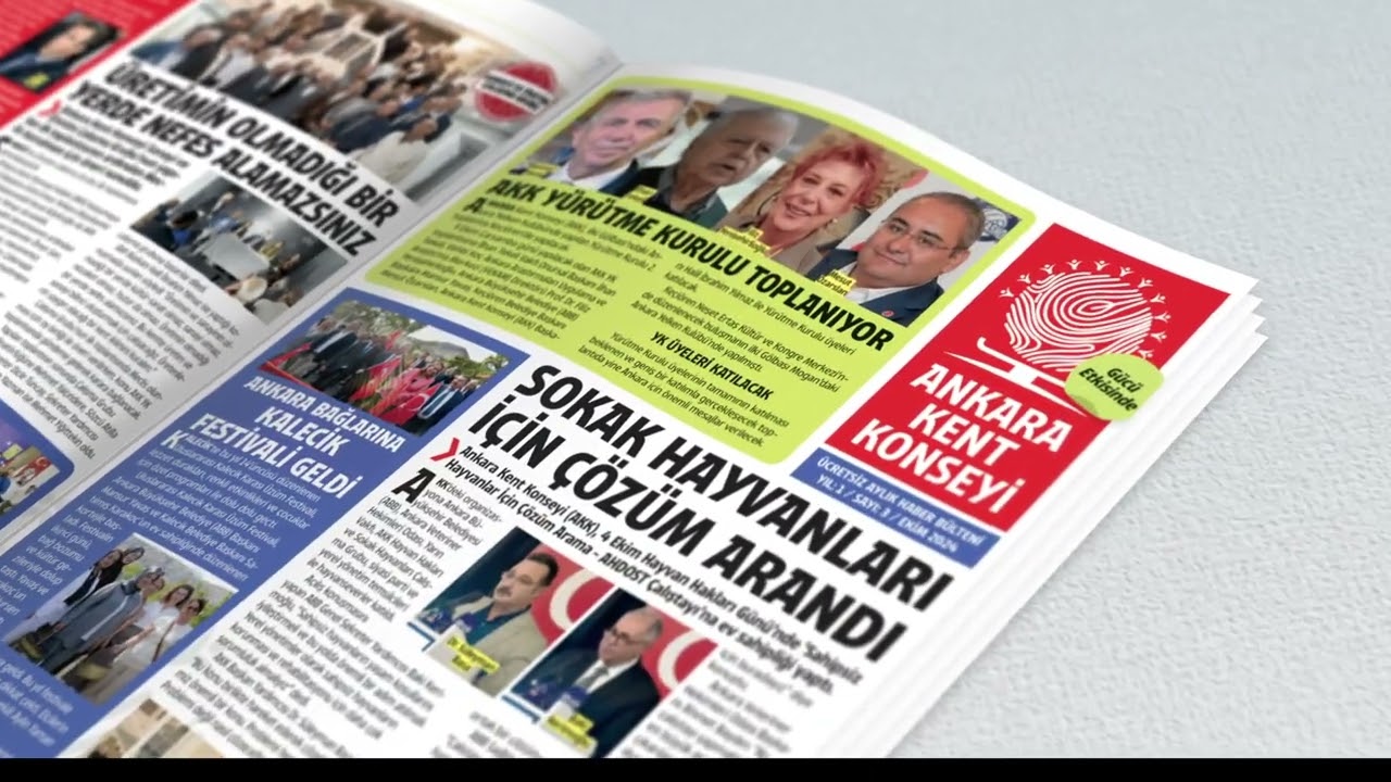 Ankara Kent Konseyi Ekim Ayı Bülteni Yayında!