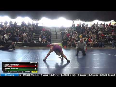 High School (11th - 12th Grade) 138 PrestoN Mort CES Vs Cody Mirander Best Trained