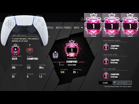 #1 CHAMP ON CONSOLE PS4 OPERATION NEON DAWN - Rainbow Six Siege
