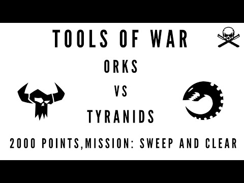 Warhammer 40,000 9th Edition Battle Report: Orks vs Tyranids 2000pts