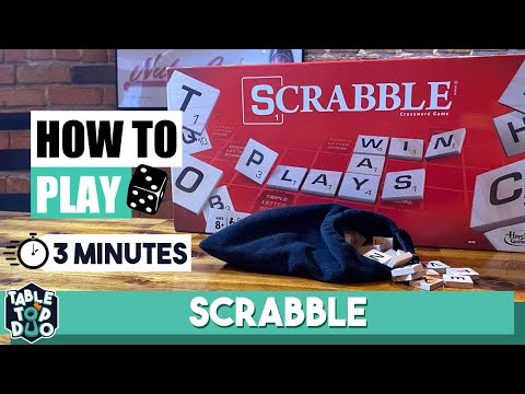 How to Play Scrabble in 3 Minutes (Scrabble Boardgame Rules)