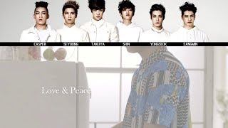 CROSS GENE - Love &amp; Peace MV + Lyrics Color Coded KanjiRomEng