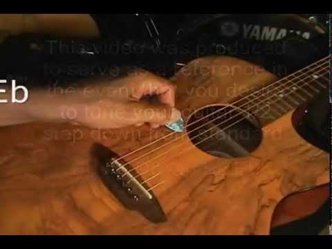 Guitar Tuning Reference Lesson Eb E Flat Tuning 1/2 Step Down From Standard @EricBlackmonGuitar