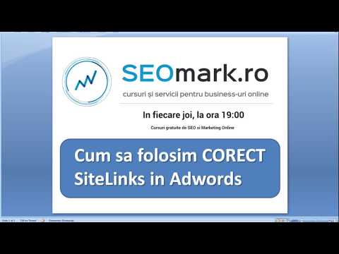 Cum facem adwords mai eficient cu SiteLinks