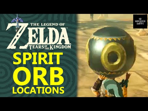 All 7 Orb Locations in Zelda Tears of Kingdom - Mysterious Eighth Spirit Orbs