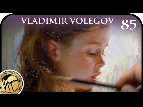 85. Once upon a time there was a girl.../ Oil on canvas Painting/ Volegov