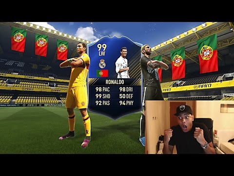 TOTY RONALDO AND TOTY MESSI IN THE SAME FIFA 17 PACK!!!! *REAL*