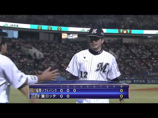 【3回表】3回までノーヒット!! マリーンズ・石川 見逃し三振奪い3回無失点!! 2016/8/12 M-H