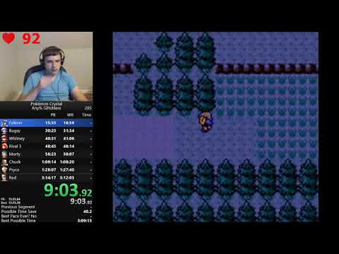 Pokemon Crystal Any% Glitchless Speedrun in 3:10:54