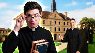 24H à L'ÉCOLE des PRÊTRES ! (Je rentre au séminaire ?)