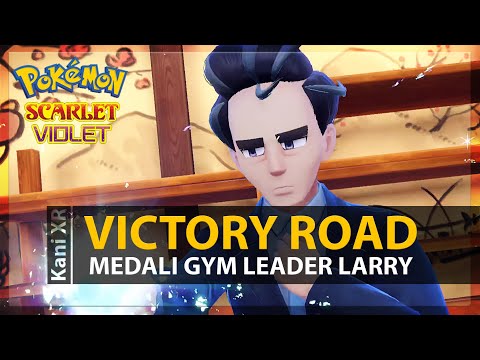 Medali Normal Gym leader Larry& secret menu item solution | Victory Road Pokemon Scarlet and Violet