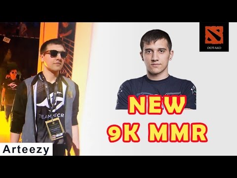 Arteezy Dota2 - NEW 9k MMR in dota 2 WOOOOOW!!