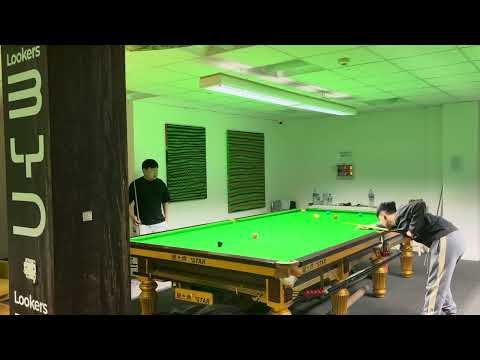 Zhao Xintong in practice at Victoria’s Snooker Academy, Sheffield 🔥