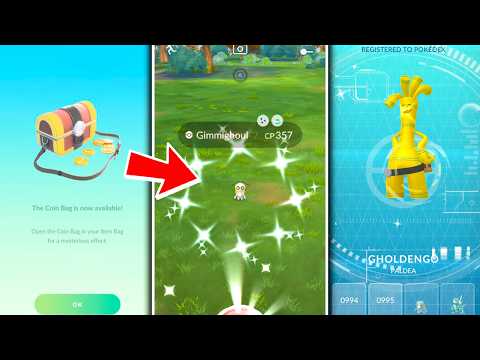HOW TO GET SHINY GIMMIGHOUL IN POKEMON GO 2026! Get The Coin Bag Item / Lunar New Year Event