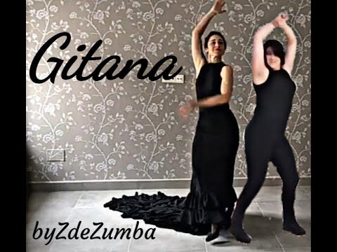 GITANA Zumba Coreografia Rasel ft. Sergio Contreras & Demarco Flameno baile Bata de cola -flamenca