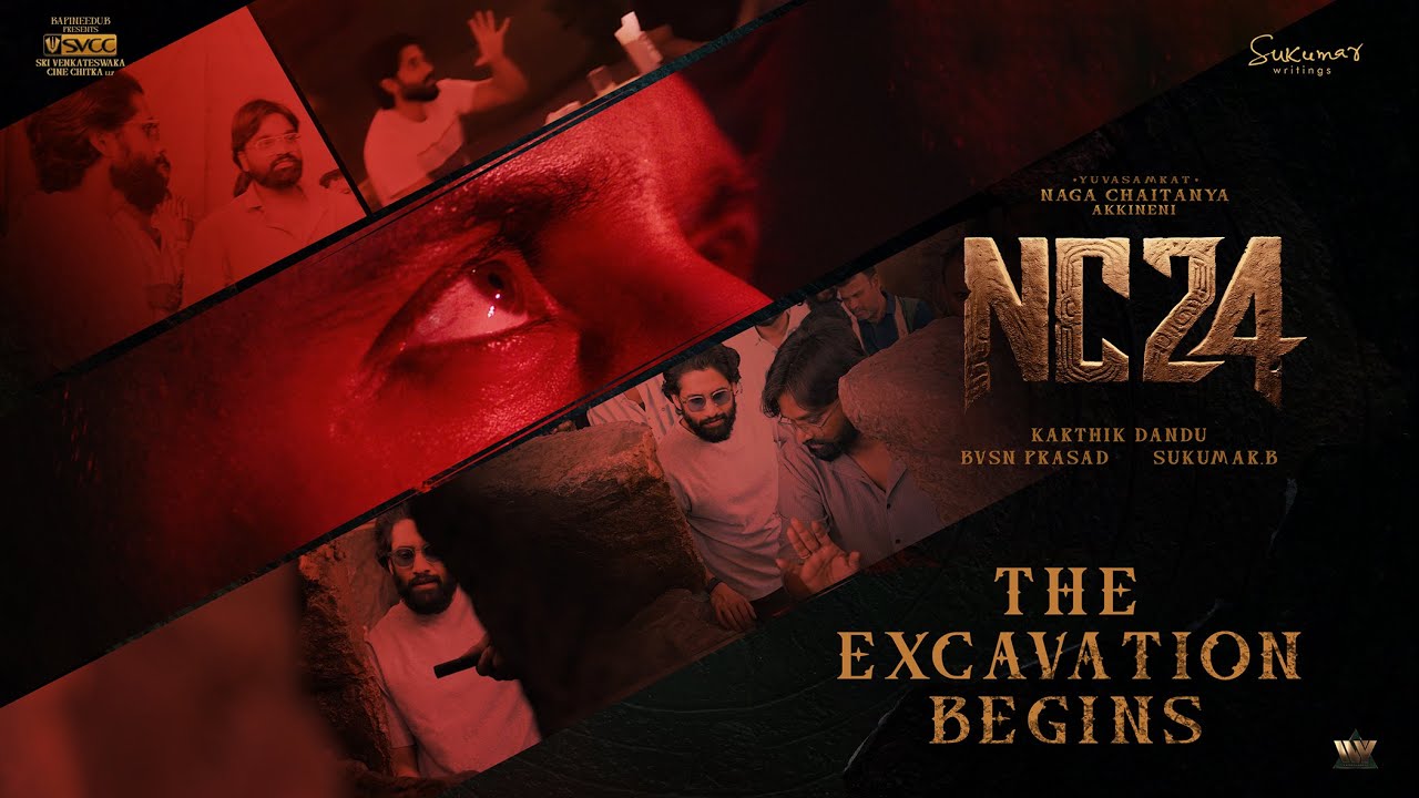 #NC24 - The Excavation Begins | Naga Chaitanya | Karthik Dandu | Sukumar | Ajaneesh