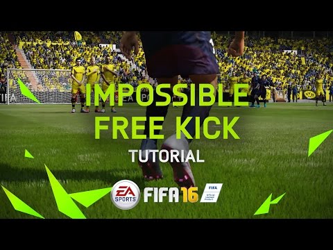 FIFA 16 | Roberto Carlos "IMPOSSIBLE" FREE KICK Tutorial