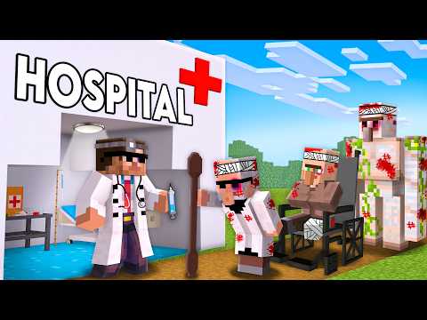 Minecraft, But I Open a Hospital for Villagers!