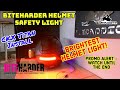 Biteharder Helmet Safety Light Kit | Light up your lid! | BRIGHTEST Snowmobile Helmet Light EVER!