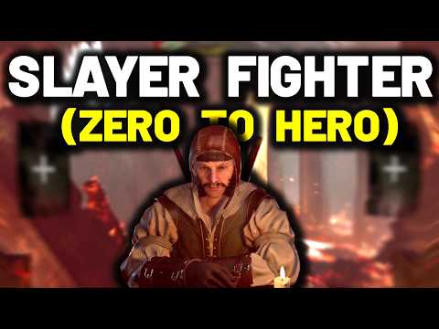 SLAYER FIGHTER ZERO TO HERO (crazy dps build) - Dark and Darker Gameplay