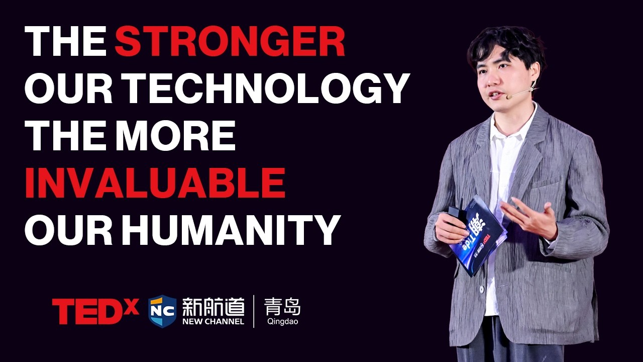 The stronger our technology, the more invaluable our humanity | Jiale Weng | TEDxNew Channel Qingdao