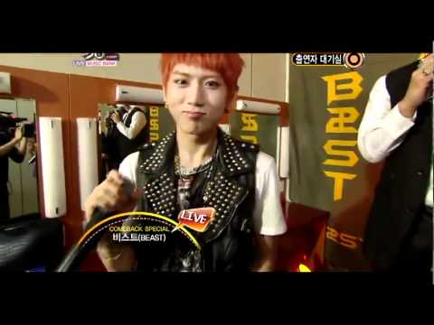 [HD] Backstage Interview by BEAST LIVE @ Music Bank (Comeback Stage) May 20,2011