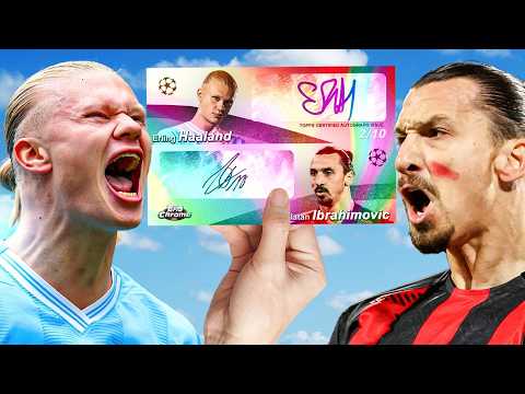 INSANE HAALAND AND IBRAHIMOVIĆ DUAL AUTO! | TOPPS CHROME 2023/24