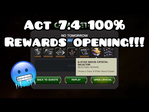 Act 7 Exploration Rewards! OUTSTANDING Opening!! (9x 6 Star Crystals!!!)