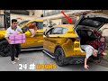 Surviving 24 Hours In Gold Car Challenges