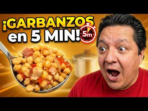 ¡ESTO es lo que le Falta a tus Garbanzos! Receta en 5 Minutos