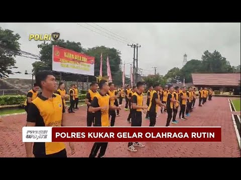PRESISI UPDATE : POLRES KUKAR GELAR OLAHRAGA RUTIN 12/08/2024 08.00