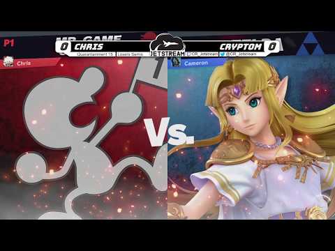 Quarantainment 15 Losers Semis - Chris (Game & Watch) Vs. Cryptom (Zelda) Smash Ultimate - SSBU