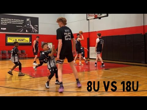 WE PLAYED THIS 18U AAU TEAM AND THIS HAPPENED | The Boss Family