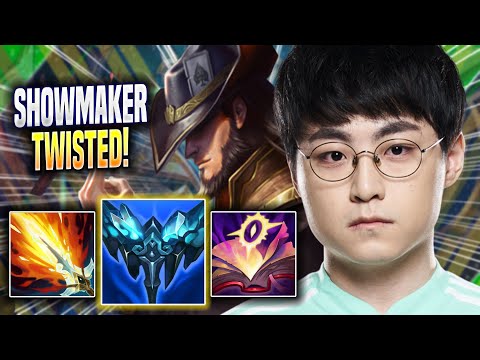 SHOWMAKER IS A BEAST WITH TWISTED FATE! - DK ShowMaker Plays Twisted Fate MID vs Ryze! | Season 2022
