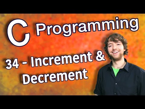 C Programming Tutorial 34 Increment and Decrement Operators