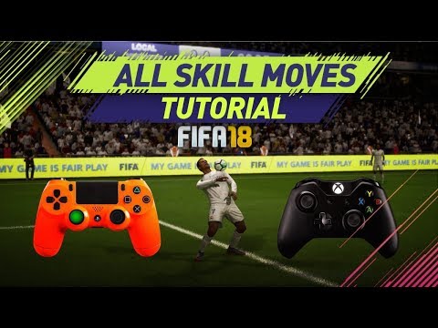 FIFA 18 ALL SKILLS TUTORIAL + SECRET SKILL MOVES & NEW SKILLS - XBOX & PLAYSTATION