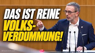 Herbert Kickl attackiert Regierung ziemlich hart!
