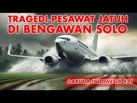Pesawat Garuda Indonesia jatuh di bengawan solo| Garuda 421