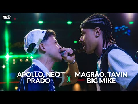 (CLIMA TENSO! 🤬) APOLLO, NEO E PRADO x MAGRÃO, TAVIN E BIG MIKE | SEMIFINAL | BDN SPARTA