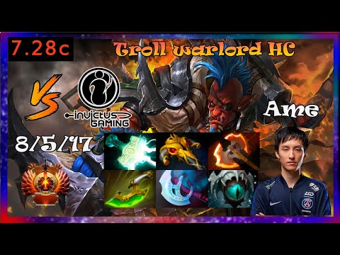 Ame troll warlord  vs phantom lancer | IG vs PSG LGD| Full Gameplay 7.28c | Dota 2 Pro Replays