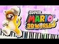 Super Mario 3D World World 5 Map Theme Piano Tutorial Synthesia