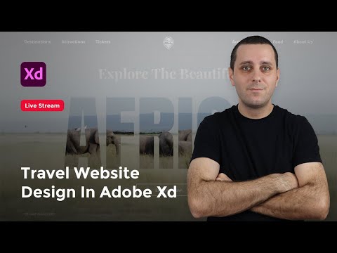 GIVEAWAY + Travel Website Design in Adobe Xd