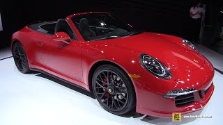 2015 Porsche 911 Carrera GTS Convertible - Exterior,Interior Walkaround-Debut at 2014 LA Auto Show