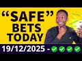 FOOTBALL PREDICTIONS TODAY 19 12 2025 SOCCER Predictions TODAY BETTING Tips Footballpredictions