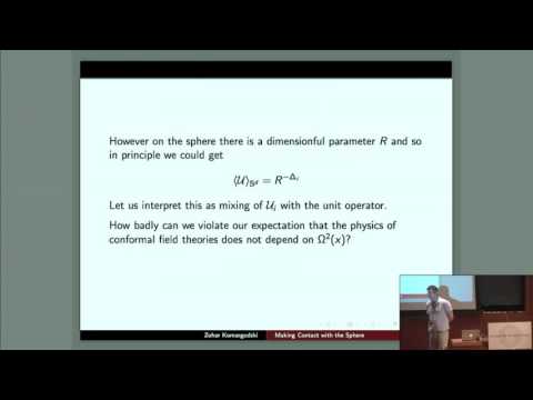 Making Contact with the Sphere - Zohar Komargodski