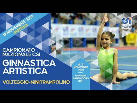 VOLTEGGIO/MINITRAMPOLINO | 19.11 mattina - 18° C. N. CSI di Ginnastica Artistica 2021