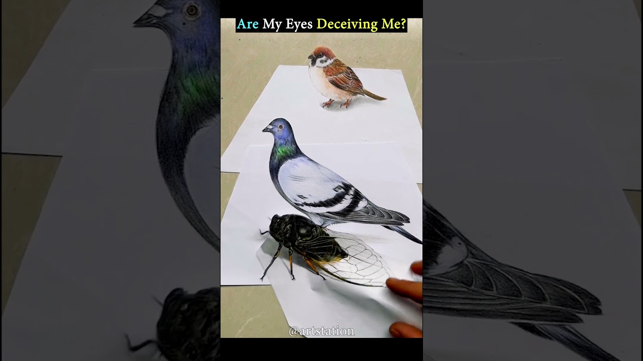Are My Eyes Deceiving me? #shorts #ytshorts #artstation #painting #art #artist #short #trending