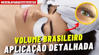 ✅ Extensão de Cílios VOLUME BRASILEIRO Passo a Passo Fios Y Arison Lashes